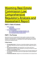 S-Tier Wyoming Real Estate Exam Prep 2026&sol;2027 &vert; Comprehensive Regulatory Analysis & -Question Elite Test Bank