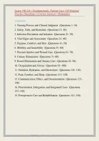 Latest NR-226 &vert; Fundamentals&colon; Patient Care 150 Original &NewLine;Practice Questions &bull; Correct Answers &bull; Rationales