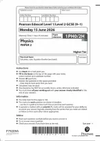 Edexcel GCSE Physics Paper 2 Higher Tier 2026