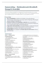 Samenvatting Marktonderzoek &ndash; Broekhoff&comma; Stumpel & Kostelijk &lpar;10e druk&rpar; &vert; Alle H1-H12 &vert; 2026&sol;27