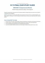 N173 Midterm Study Guide &lpar;PDF&rpar; &vert; 2026 &vert; Saddleback College &vert; Exam Review