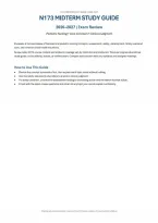 N173 Midterm Study Guide &lpar;PDF&rpar; &vert; 2026 &vert; Saddleback College &vert; Exam Review