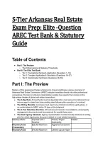 S-Tier Arkansas Real Estate Exam Prep&colon; Elite -Question AREC Test Bank & Statutory Guide &lpar;2026&sol;2027&rpar;
