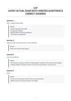 Cfp&NewLine;Latest Actual Exam With Verified Questions &&NewLine;Correct Answers