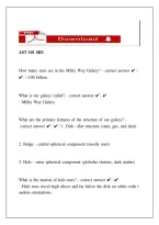 AST 101 Astronomy Study Guide &ndash; SBU Exam Review & Revision Notes