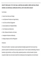 Security Forces Block 1 Test Study Exam&ndash; Questions And Answers &vert; Verified And Well Detailed&NewLine;Answers &vert; Plus Rationales &vert; Download And Pass &vert; Latest Exam Update 2026&sol;2027