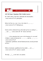 AST 101 Exam 3 Study Guide &ndash; Astronomy Exam Review & Revision Notes