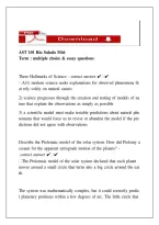 AST 101 Rio Salado Mid-Term multiple choice & essay questions&period;pdf