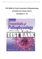 Porth&rsquo;s Essentials of Pathophysiology 5th Edition Test Bank &vert; Tommie L&period; Norris&comma; Chapters 1&ndash;52