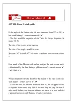 AST 101 Exam 1 Study Guide &ndash; Astronomy Exam Prep & Revision Notes
