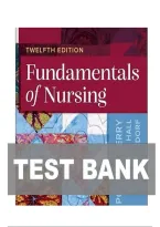 Test Bank for Fundamentals of Nursing 12th Edition By Potter&comma; Perry&comma; Stockert&comma; Hall&comma; Ostendorf&period; ISBN&colon; 9780443124068 Latest Edition&vert;&vert; All 50 Chapters Covered&vert;&vert; 100&percnt; Verified Answers