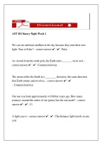 AST 101 Starry Night Week 1 &ndash; Astronomy Lecture Notes & Study Guide