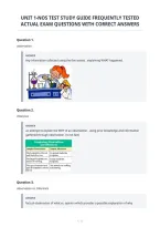 Unit 1-Nos Test Study Guide Frequently Tested&NewLine;Actual Exam Questions With Correct Answers