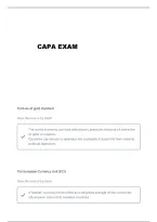 Capa International Finance Questions And Verified Answers