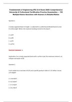 Fundamentals of Engineering Exam Review 2026 &ndash; Practice Questions & Answers