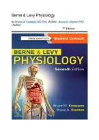 Test Bank - Berne and Levy Physiology&comma; 7th Edition &lpar;Koeppen&comma; 2018&rpar;&comma; Chapter 1-44 Fully Covered