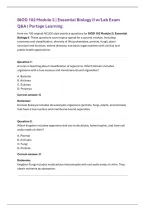 Portage Learning BIOD 102 Module 2 Exam &vert; Essential Biology II w&sol;Lab &lpar;2026&rpar; Actual Q&A PDF