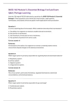 Portage Learning BIOD 102 Module 5 Exam &vert; Essential Biology II w&sol;Lab &lpar;2026&rpar; Actual Q&A PDF