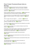 Penn Foster Intro to Biology Proctored Exam 2026&sol;2027 &vert; Questions and Answers &vert; Exam Review Study Guide