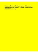 Database Systems&colon; Design&comma; Implementation&comma; and Management 12th Edition &ndash; Chapter 7 Study Guide
