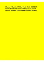 Chapter 5 Electrical Wiring Study Guide 2026&lowbar;2027 &ndash; Conductor Identification&comma; Lighting Circuit Switches & Exam Review