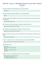 CMN 568 - Exam 2 &vert; UPDATED Questions with 100&percnt; Verified&NewLine;Answers