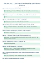 CMN 568 unit 5 &vert; UPDATED Questions with 100&percnt; Verified&NewLine;Answers