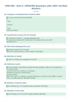 CMN 568 - Unit 6 &vert; UPDATED Questions with 100&percnt; Verified&NewLine;Answers