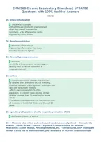 CMN 568 Chronic Respiratory Disorders &vert; UPDATED&NewLine;Questions with 100&percnt; Verified Answers&NewLine;