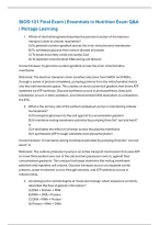 Portage Learning BIOD 121 Final Exam &vert; Essentials in Nutrition &lpar;2026&rpar; Actual Q&A PDF