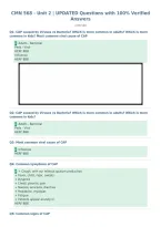 CMN 568 - Unit 2 &vert; UPDATED Questions with 100&percnt; Verified&NewLine;Answers