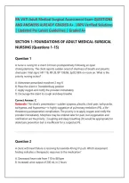 RN VATI Adult Medical-Surgical Assessment &vert; Practice Questions&comma; Answers & Rationales