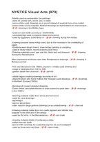 NYSTCE Visual Arts &lpar;079&rpar; Exam 2026&sol;2027 &vert; Practice Questions & Answers &vert; Comprehen&NewLine;sive Certification Exam Review Study Guide