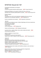 NYSTCE Visual Arts CST 167 Exam 2026&sol;2027 &vert; Artistic Processes & Materials &vert; Practice Questions & Answers &vert; Comprehensive Certification Exam Review Study Guide