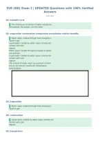 EVR 2001 Exam 3 &vert; UPDATED Questions with 100&percnt; Verified&NewLine;Answers
