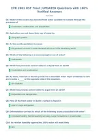 EVR 2001 USF Final &vert; UPDATED Questions with 100&percnt;&NewLine;Verified Answers