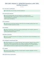 EVR 2001 Module 4 &vert; UPDATED Questions with 100&percnt;&NewLine;Verified Answers