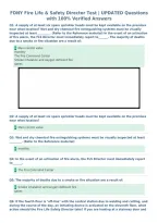 FDNY Fire Life & Safety Director Test &vert; UPDATED Questions&NewLine;with 100&percnt; Verified Answers