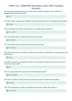 FDNY s12 &vert; UPDATED Questions with 100&percnt; Verified&NewLine;Answers&NewLine;