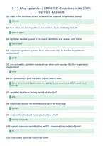 S-12 fdny sprinkler &vert; UPDATED Questions with 100&percnt;&NewLine;Verified Answers