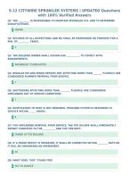 S-12 CITYWIDE SPRINKLER SYSTEMS &vert; UPDATED Questions&NewLine;with 100&percnt; Verified Answers