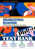 Test Bank &mdash; Organizational Behaviour&colon; Understanding and Managing Life at Work&comma; 13th Edition &lpar;Johns&comma; Saks&comma; 2025&rpar; &vert; All Chapters 1-15 Covered&NewLine;