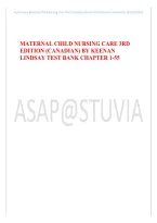 Maternal Child Nursing Care 3rd Edition &vert; Test Bank&comma; Questions & Answers&comma; Study Guide 2026&sol;2027&NewLine;&NewLine;