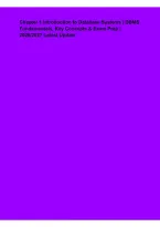 Chapter 1 Introduction to Database Systems &ndash; DBMS Fundamentals&comma; Key Concepts and Exam Prep