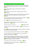 Ivy Tech APHY 101 Exam 1 &lpar;Chapters 1&ndash;4&rpar; &vert; Practice Questions & Answers&comma; Study Guide 2026&sol;2027&NewLine;