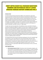 Fsbpt &lpar;Npte&rpar; Exam Full Package Questions Answers And Rationales 2026-27