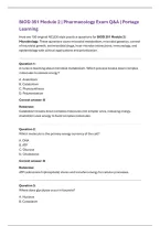 Portage Learning BIOD 351 Module 2 Exam &vert; Pharmacology &lpar;2026&rpar; Actual Q&A PDF