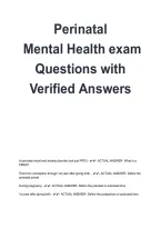 Perinatal Mental Health Exam Questions and Answers &vert; PMH-C Certification Practice Test 2026