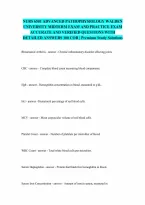 Nurs 6501 Advanced Pathophysiology Walden University Midterm Exam Actual Exam And Practice Exam Accurate And Verified Questions With Detailed Answers