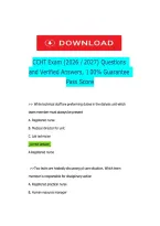 Ccht Exam &lpar;2026&sol;2027&rpar; Questions And Verified Answers&comma; 100&percnt; Guaranteed Pass Score